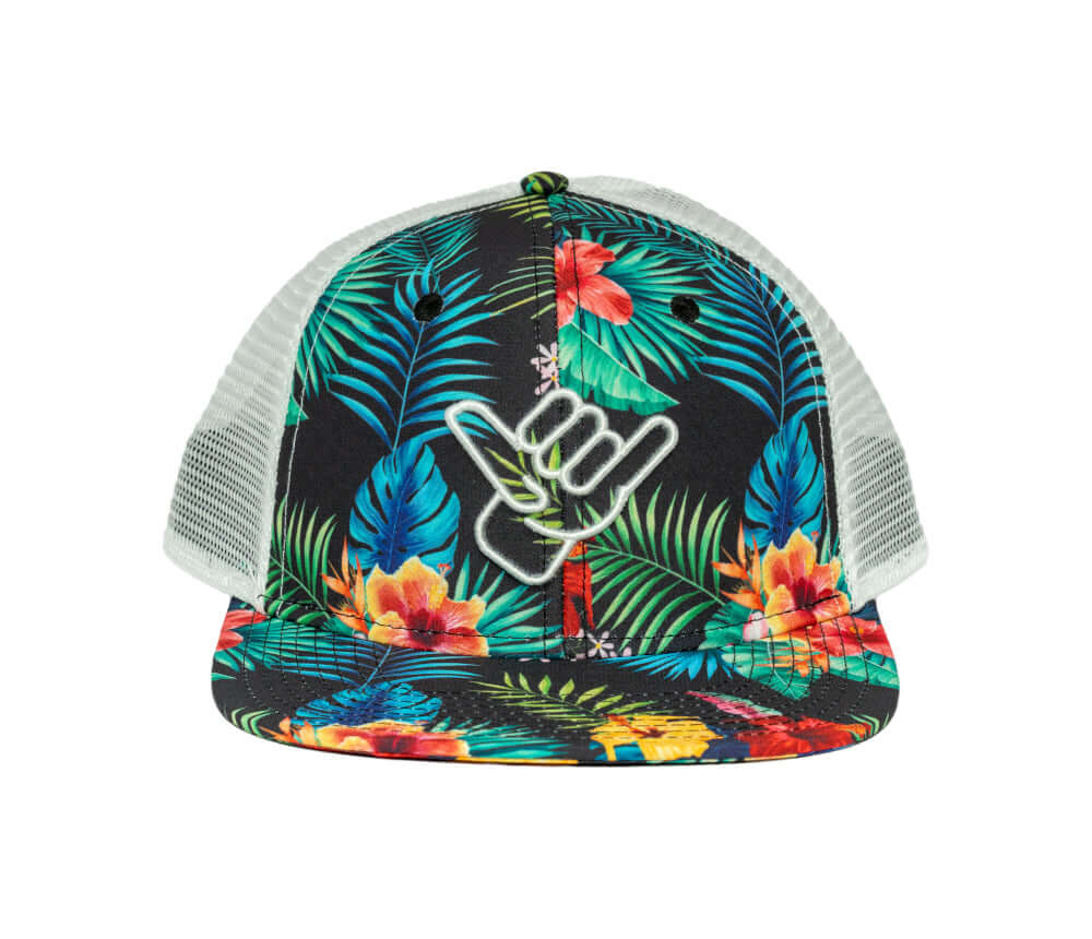 Stay Tropical Trucker Hat Shaka Kai - Main Image