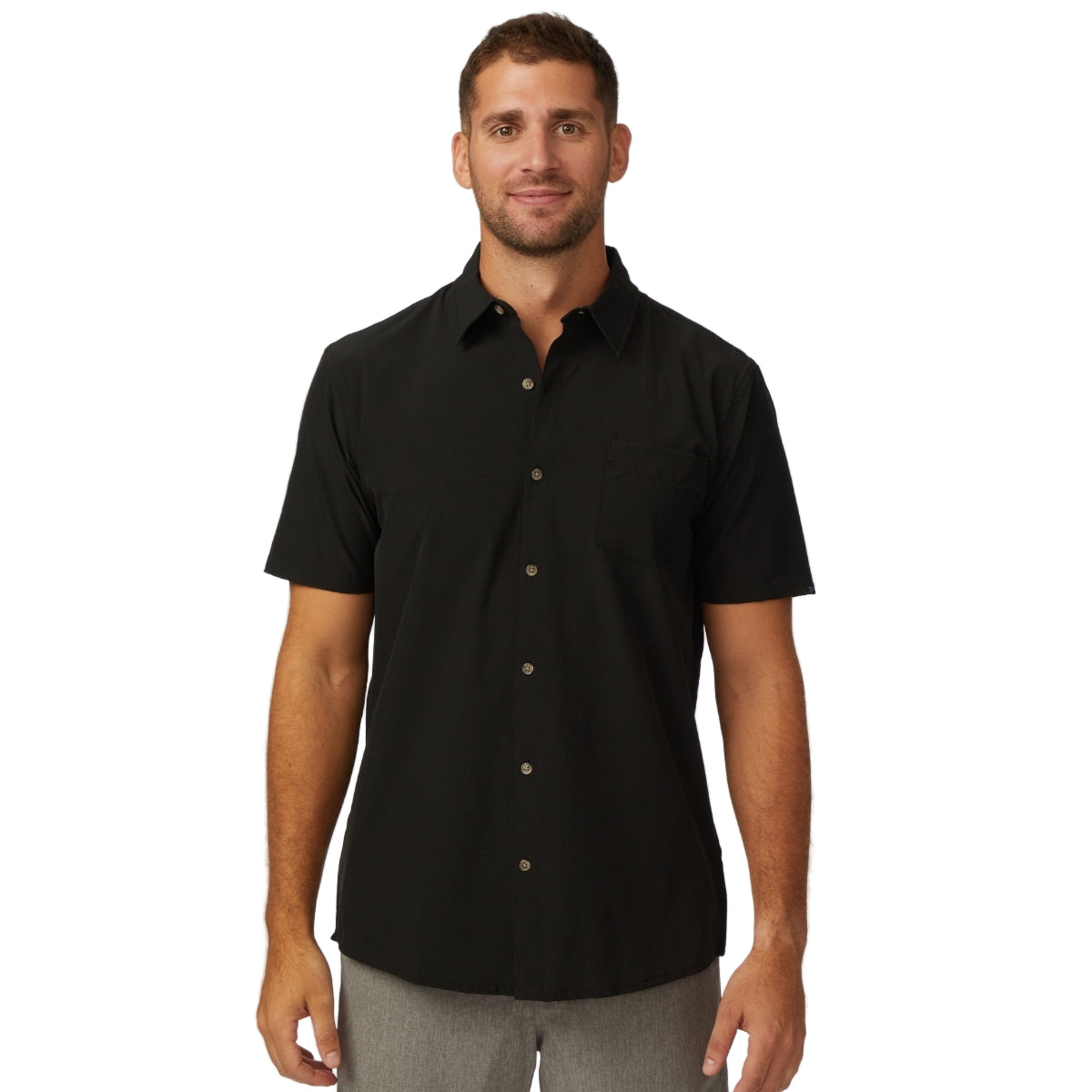 Olu Olu Woven SS Button Up Shirt