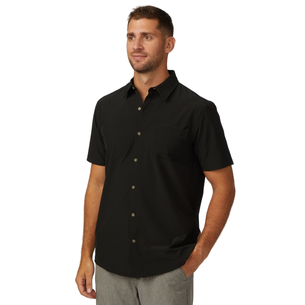 Olu Olu Woven SS Button Up Shirt