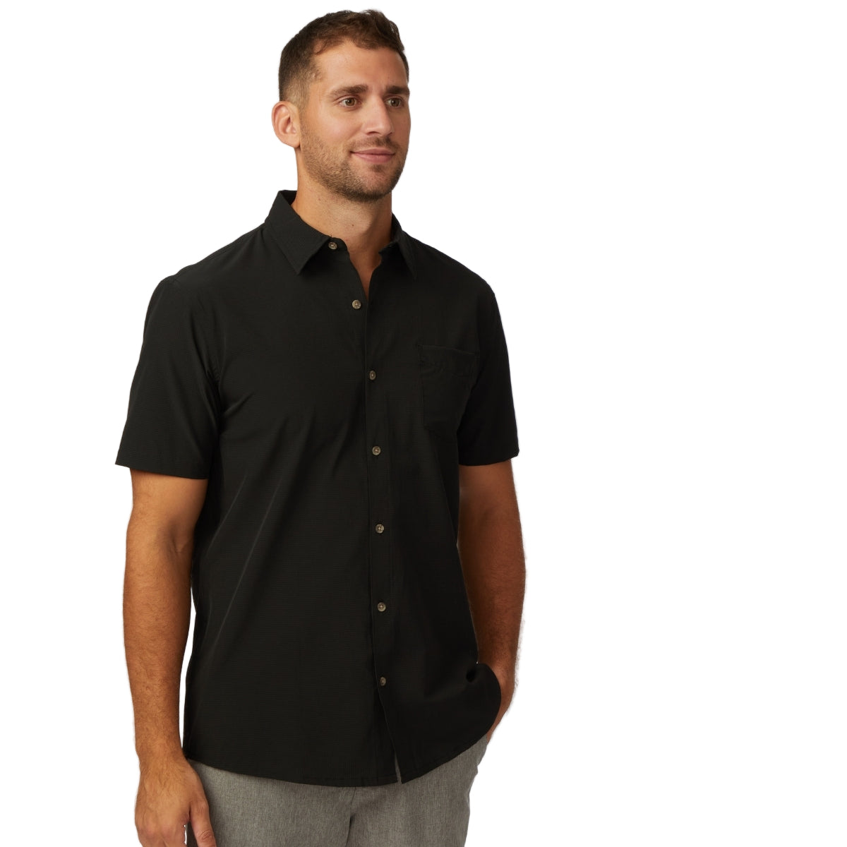 Olu Olu Woven SS Button Up Shirt