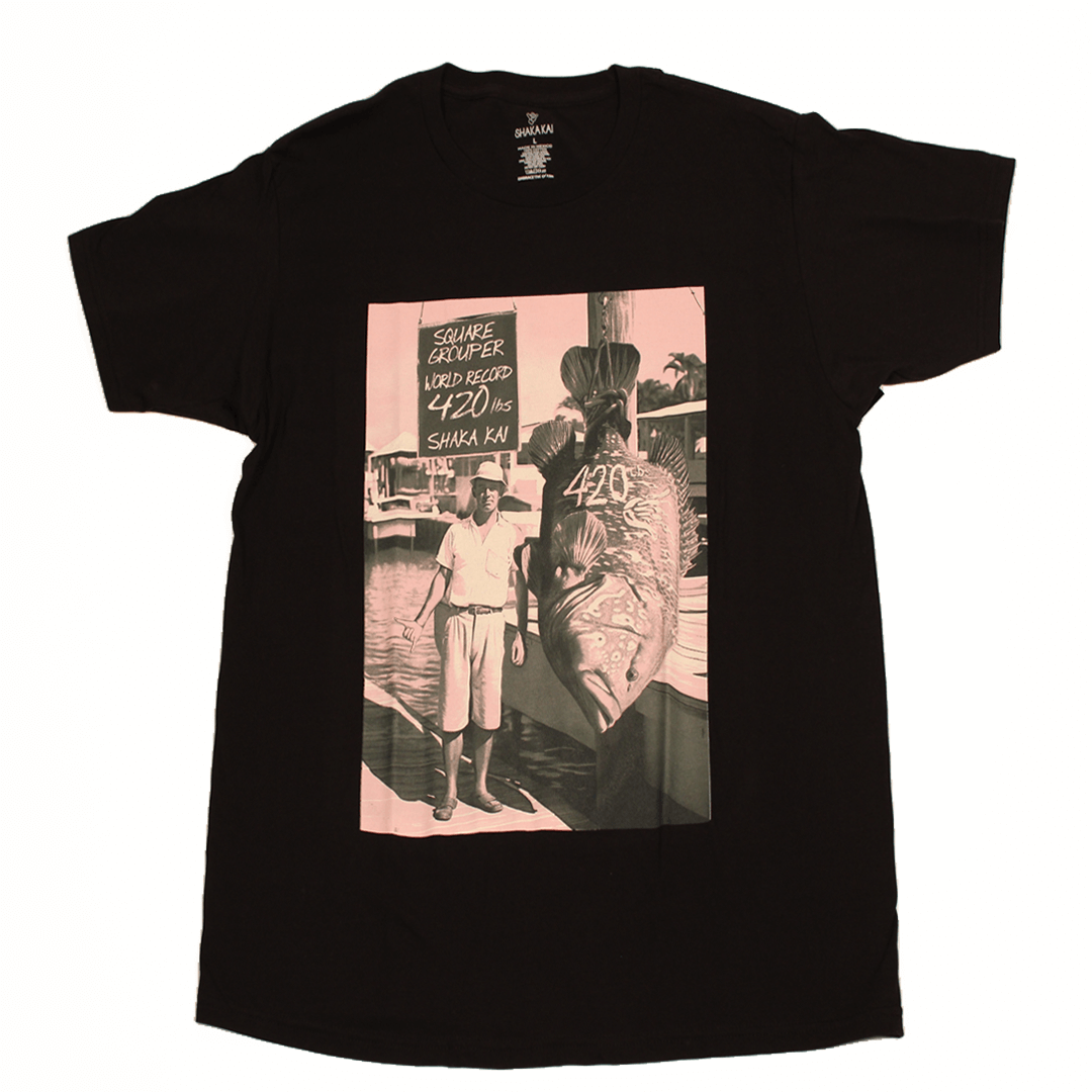Square Grouper T-Shirt | Shaka Kai