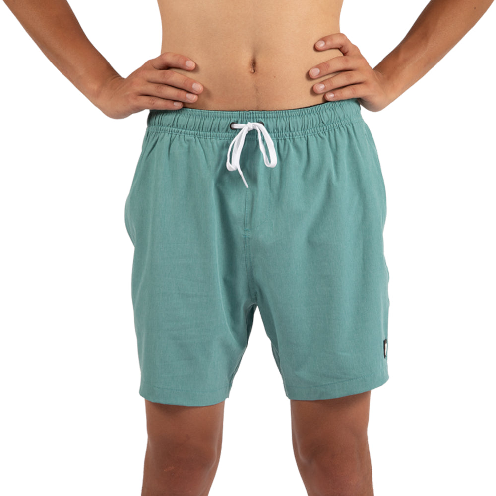 Mint 17" 4-way stretch Volley shorts with side pockets
