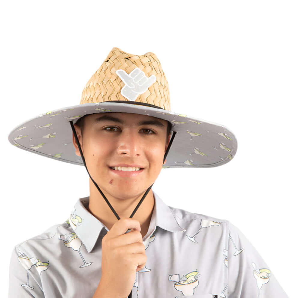 Margarita and a Shot Straw Hat UPF 50