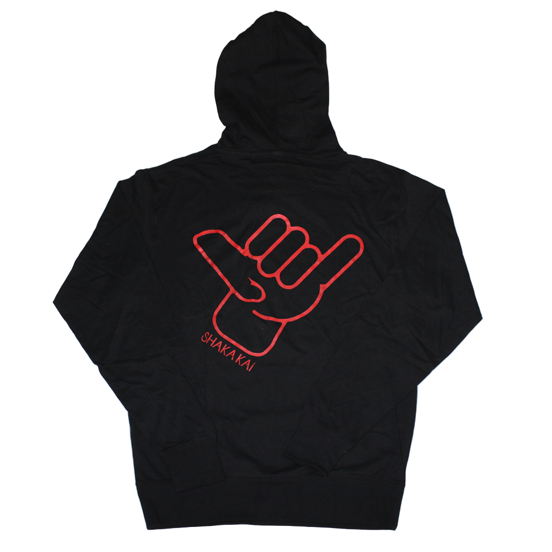 OG Shaka L/S Hooded Cotton T-Shirt