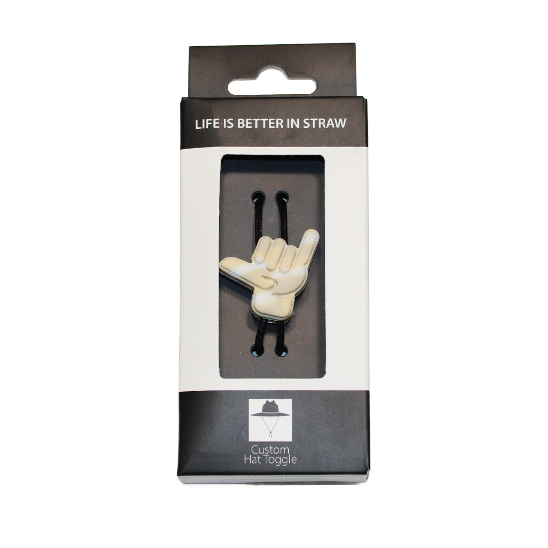 Shaka Straw Hat Gummy Toggles