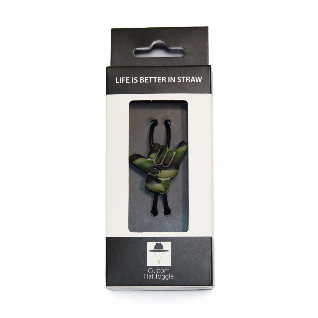 Shaka Straw Hat Gummy Toggles