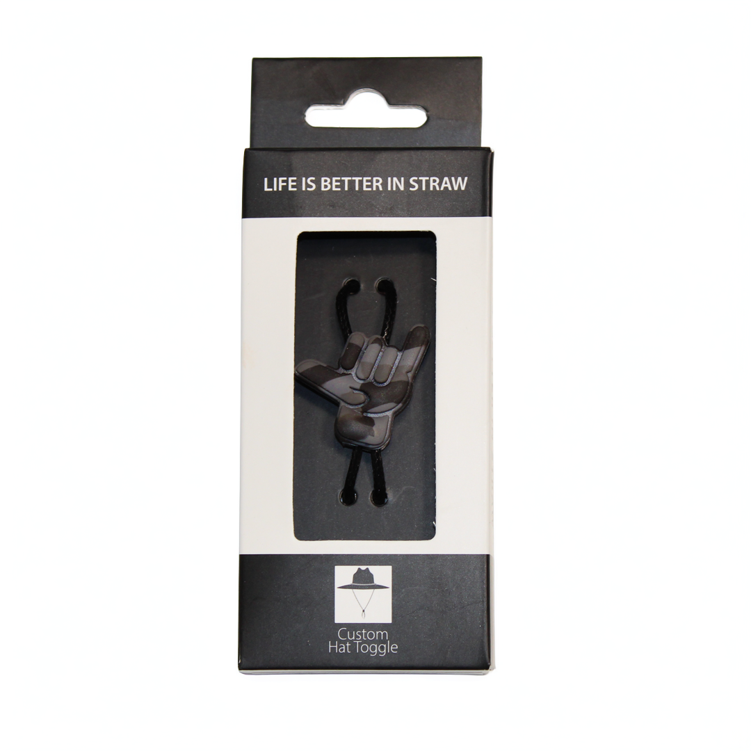 Shaka Straw Hat Gummy Toggles