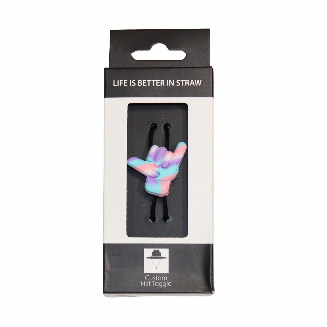 Shaka Straw Hat Gummy Toggles
