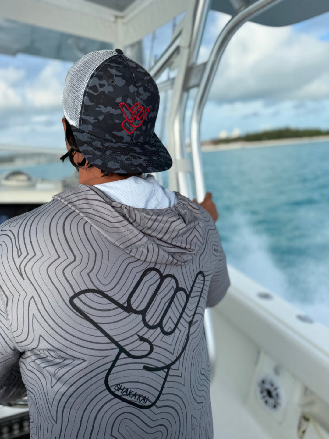 Islands Mens LS Hooded Performance UPF 50