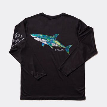 DaveL Shark Bait LS Performance Shirt UPF 50