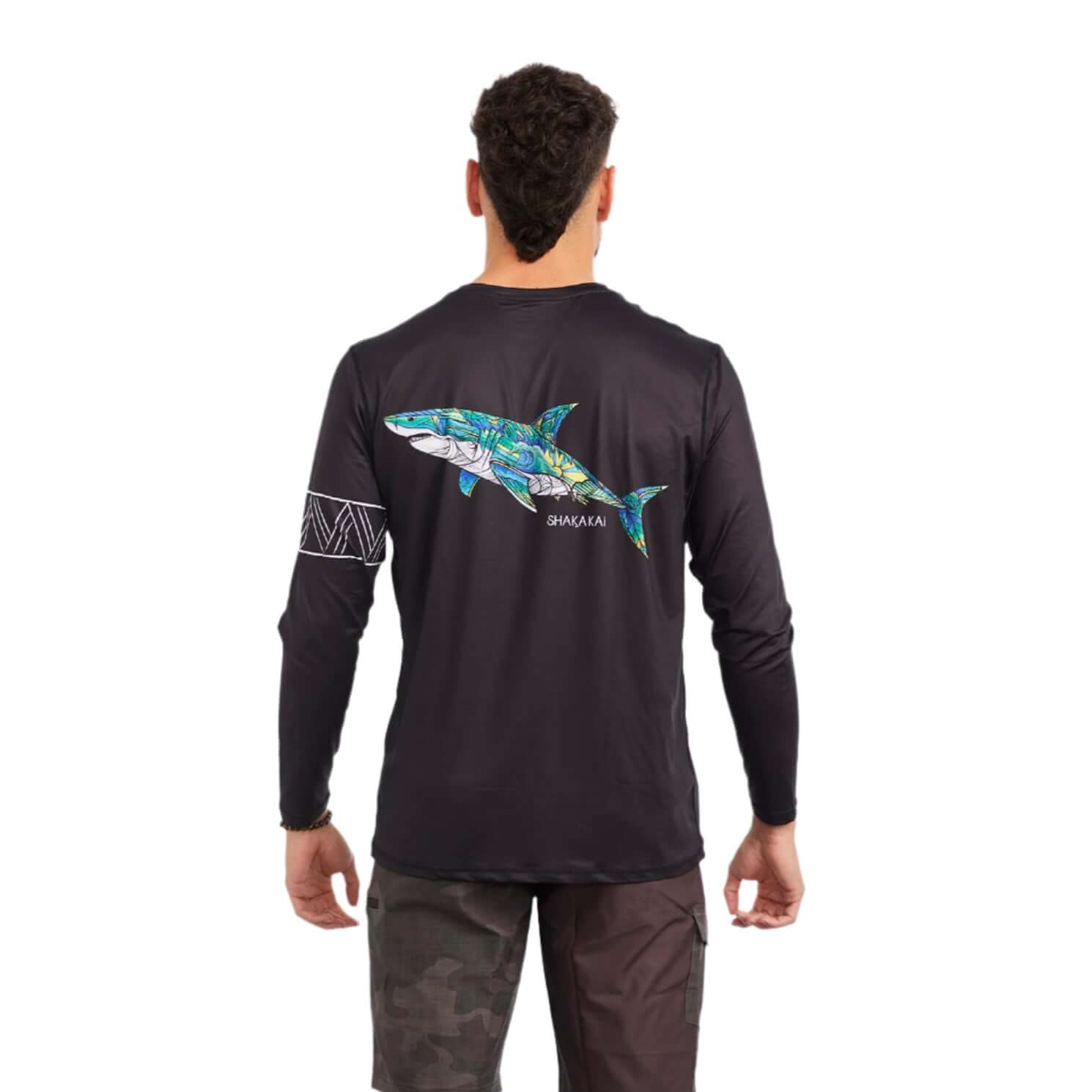 DaveL Shark Bait LS Performance Shirt UPF 50