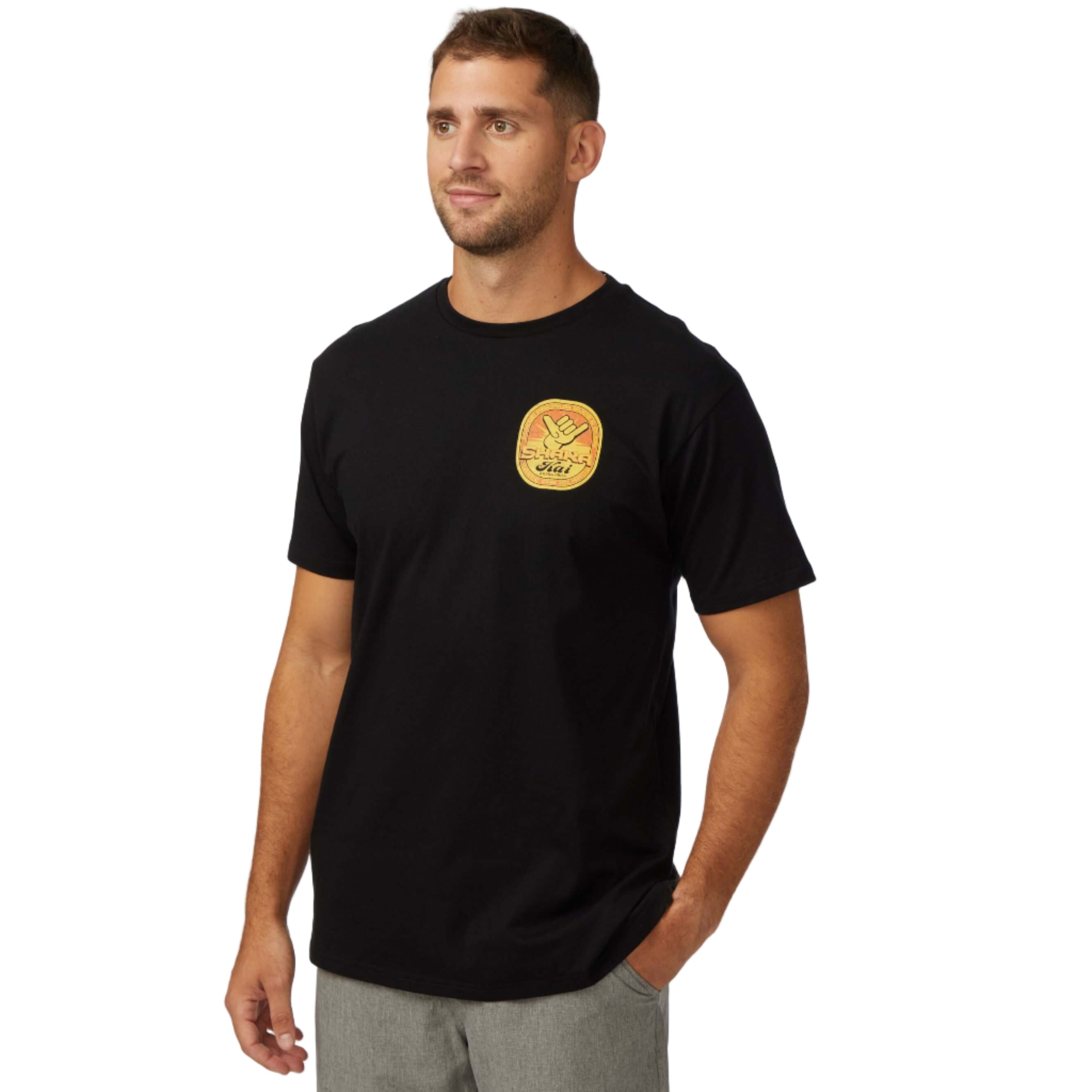 Tapped Out T-Shirt displayed on a model, ideal for casual outings and adventures.