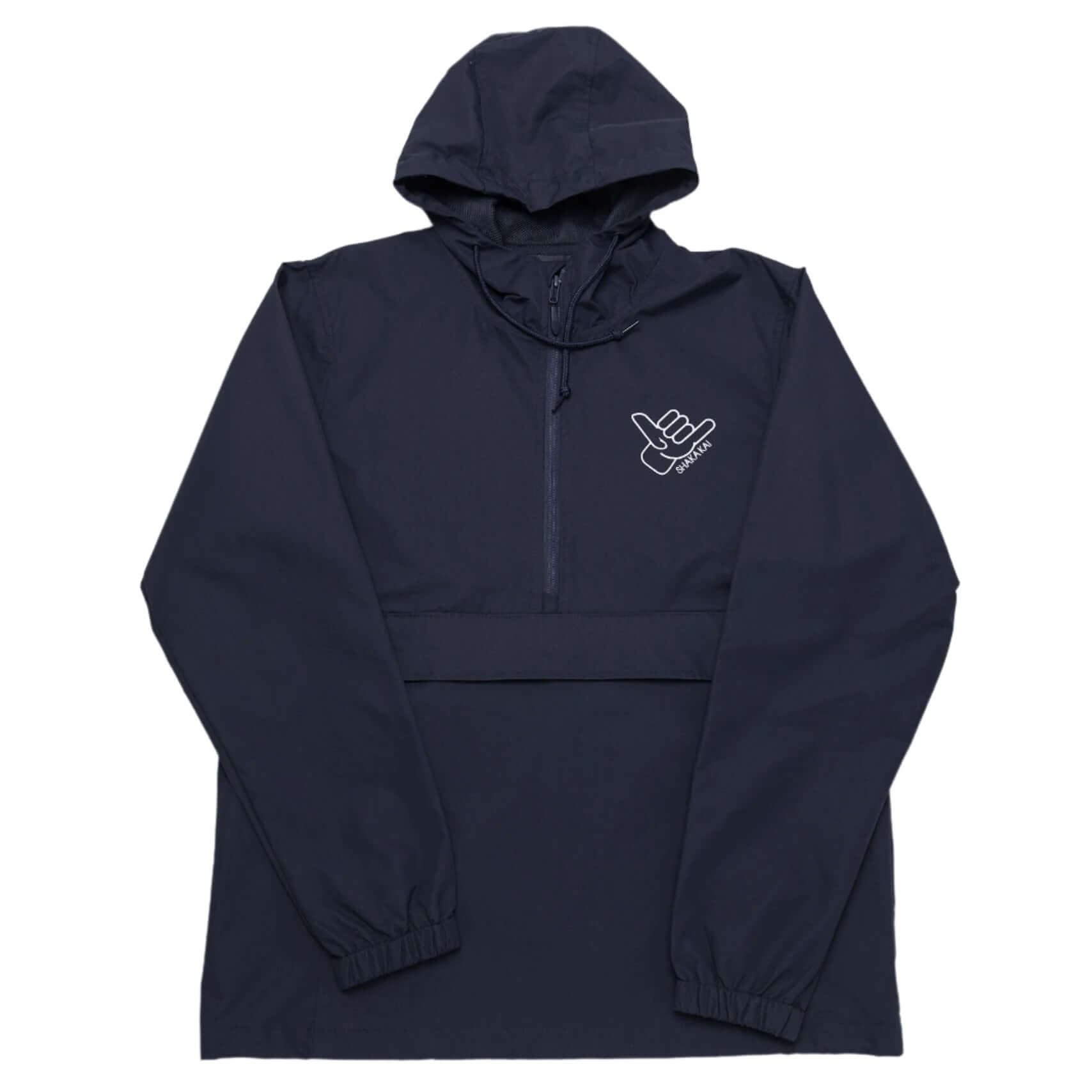 【K-WAY】Long Hooded Anorak NAVY L K-WAY JACKET JACK WARM REVERSIBLE Man Blue Navy | Mascheroni