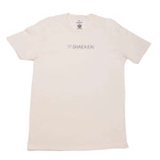 Menehune S/S Cotton T-Shirt in cream color, featuring Shaka Kai logo for a casual and stylish look.
