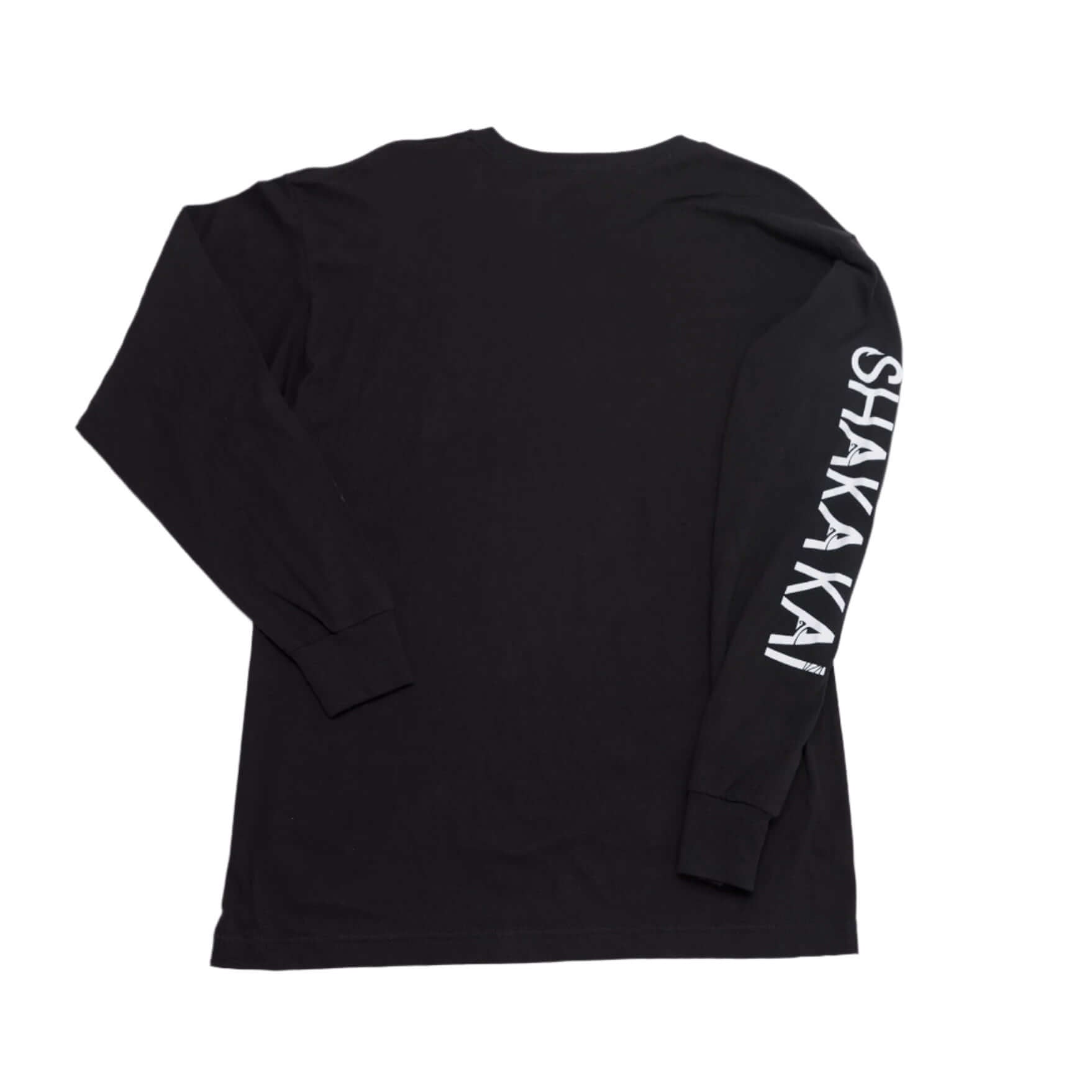Trademark L/S Cotton T-Shirt featuring Shaka Kai branding on the sleeve, perfect for laid-back coastal living.