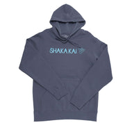 Blue hoodie with 'SHAKA KAI' text