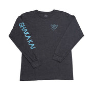 Trademark L/S Cotton T-Shirt featuring Shaka Kai branding on the sleeve, perfect for coastal living and all-season wear