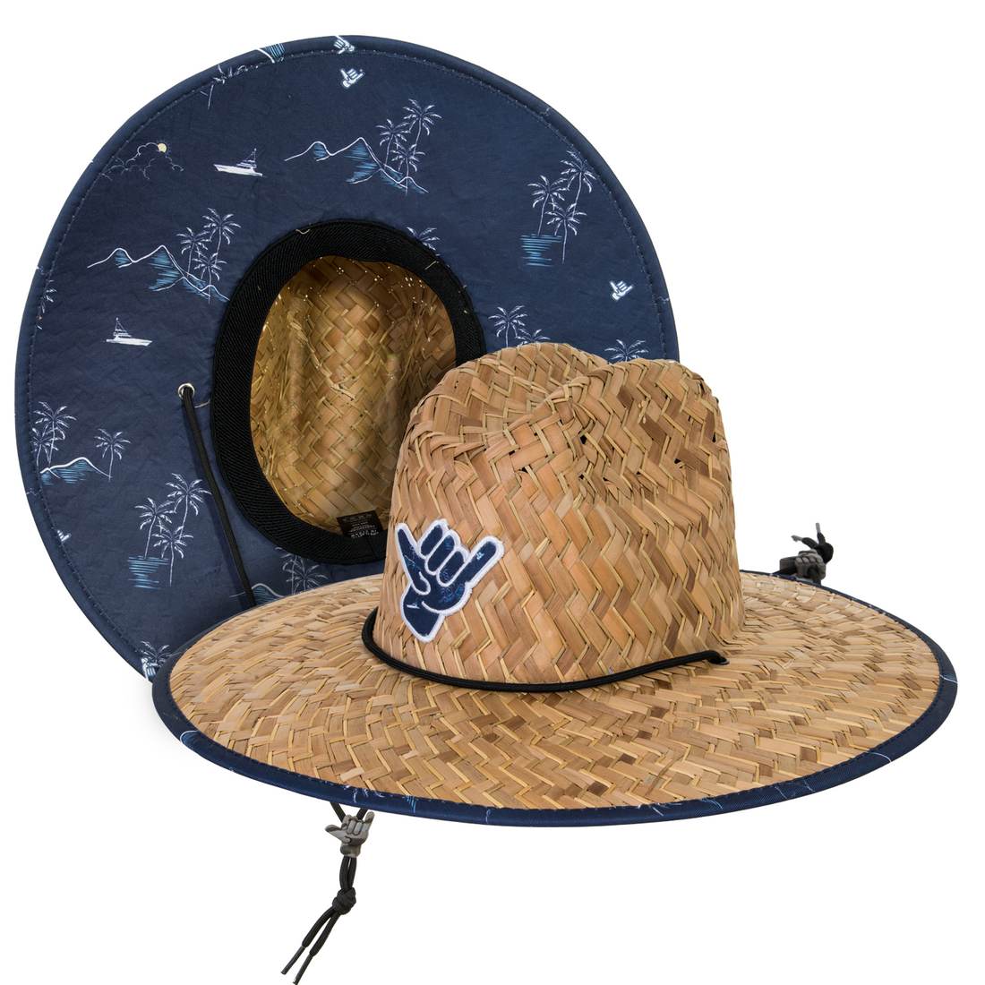 Blue Hawaii Straw Hat