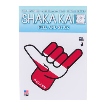 Shaka Kai Dive Hand Sticker