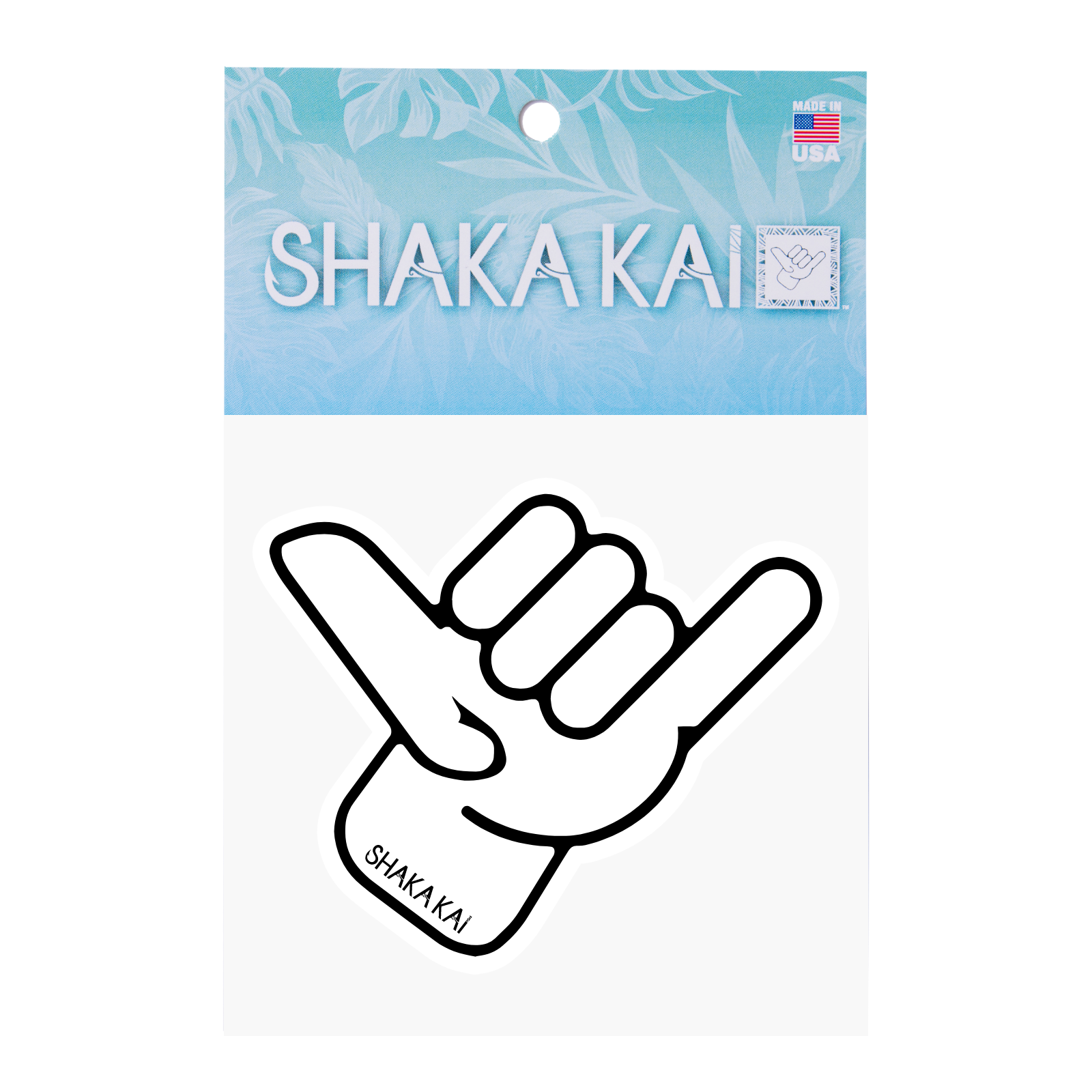 5" Outline Shaka Kai Hand Dizzler With Logo