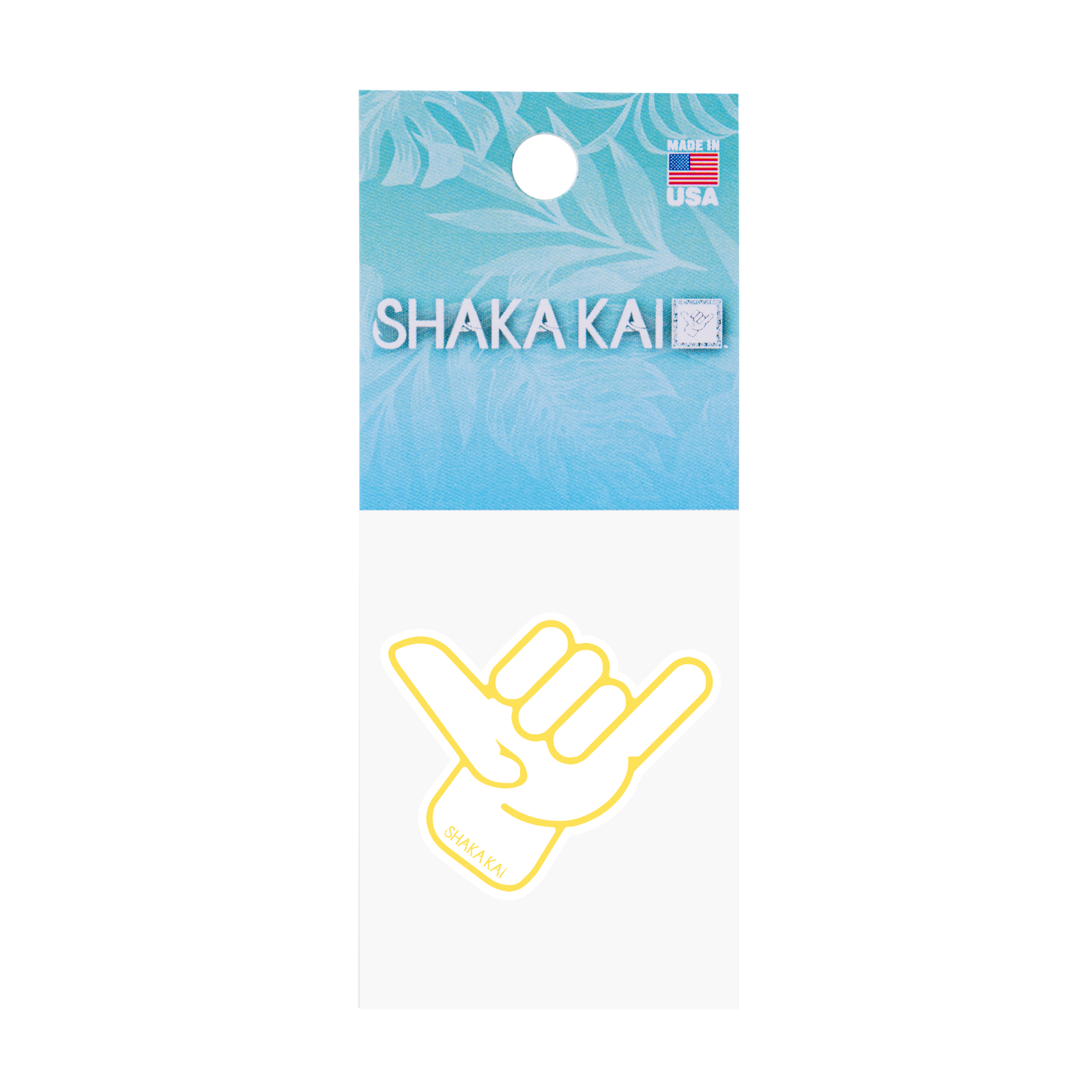 2" Outline Shaka Kai Hand Dizzler With Logo