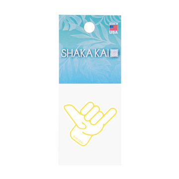 2" Outline Shaka Kai Hand Dizzler With Logo