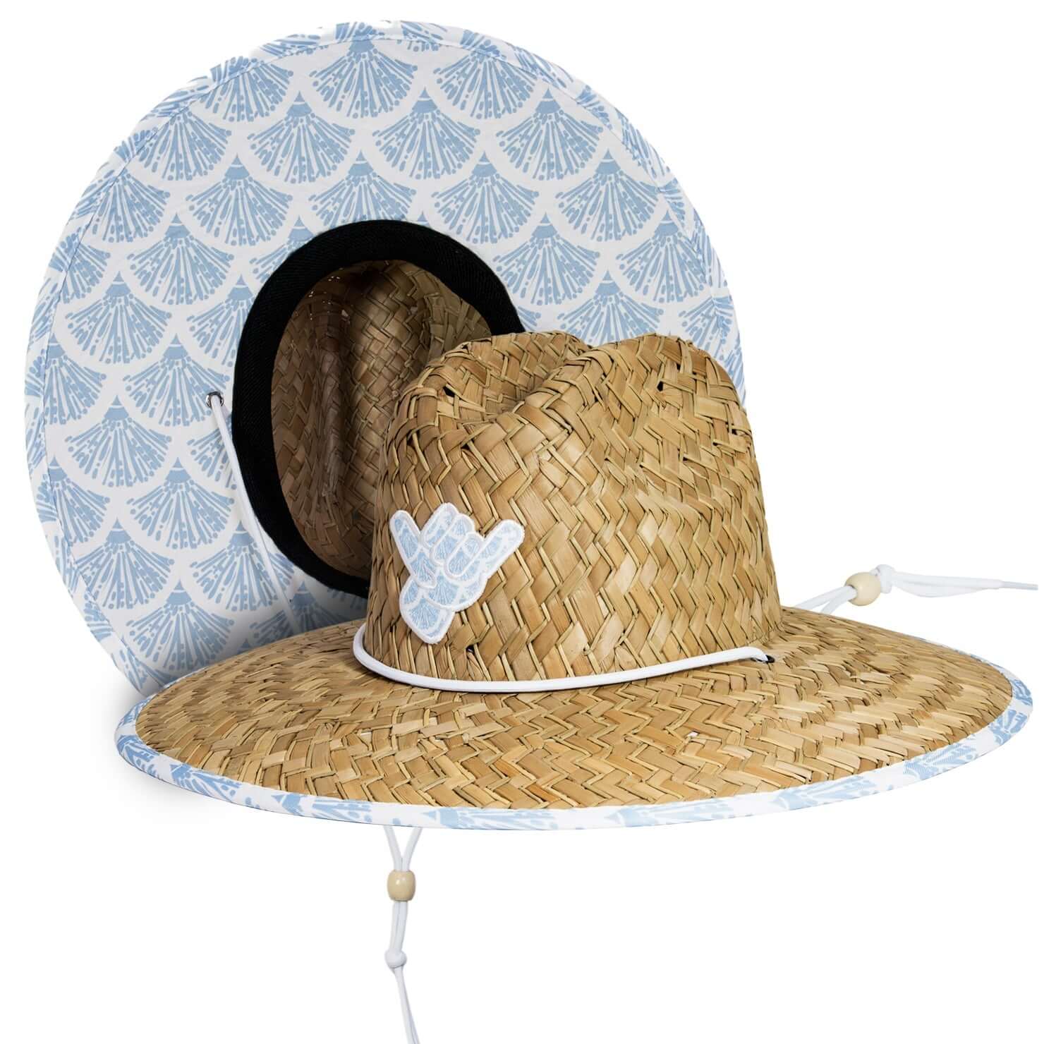 Woven Straw Sun Hat with Wide Brim and UPF 50+ Women main image 2