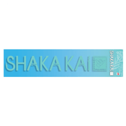 10'' Clear Outline Decal Shaka Kai Logo With Square