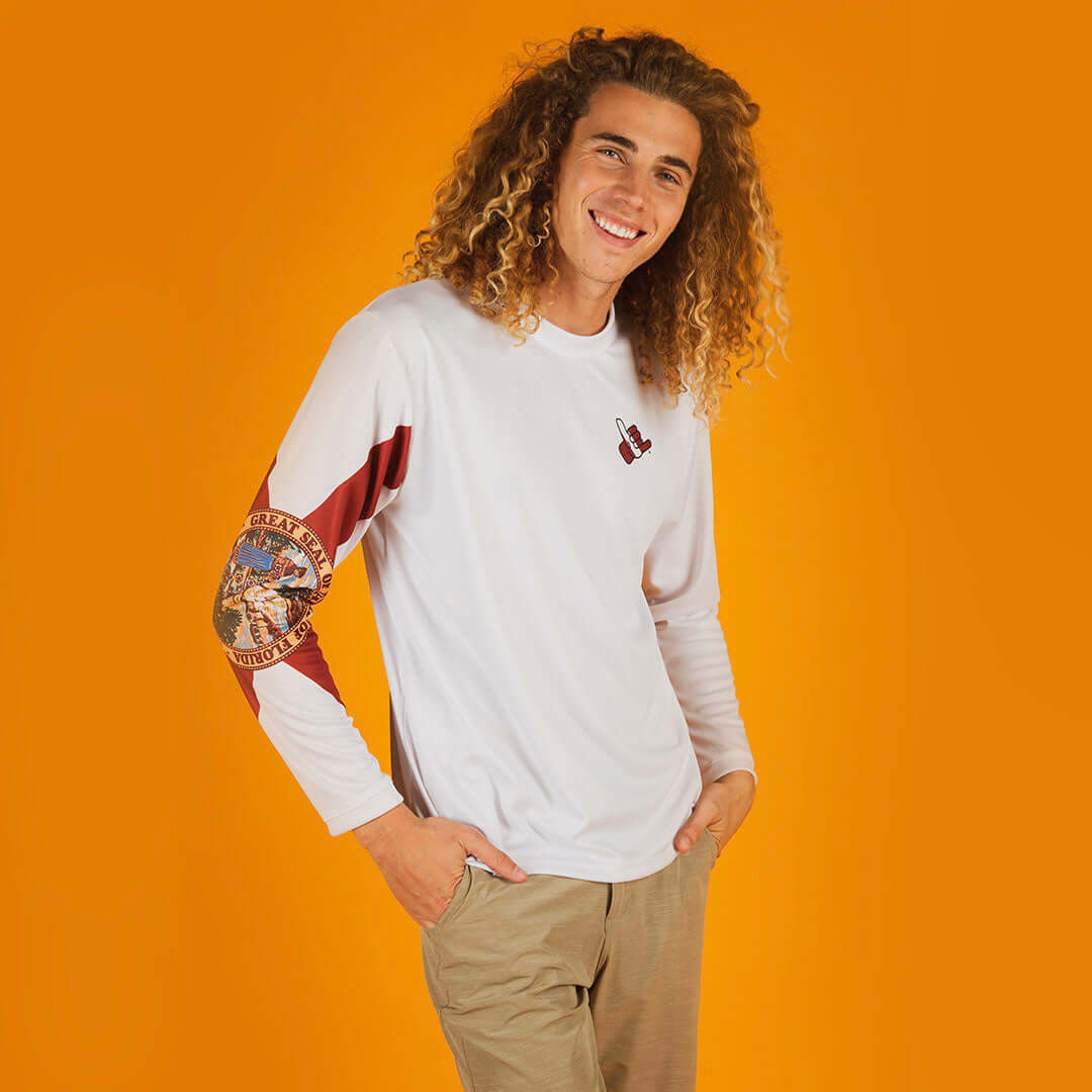 Long Buggin Florida Buggin Long Sleeve Performance Shirt | Shaka Kai