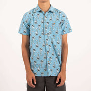 Who Said Martini SS Button Up Shirt