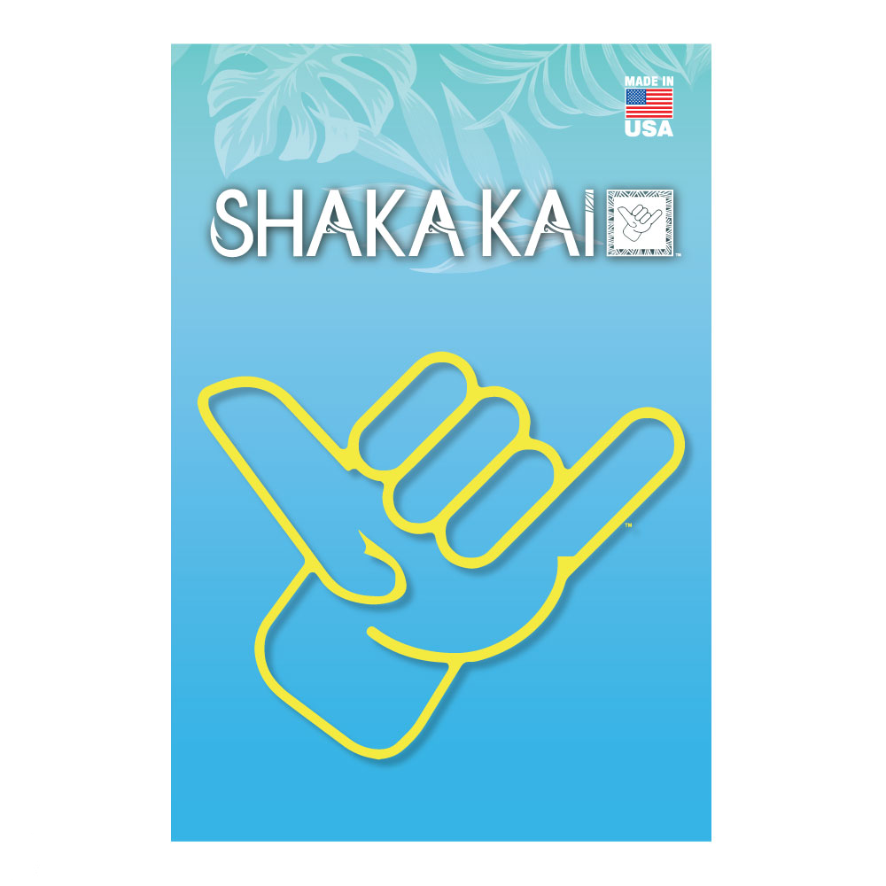 6" Transfer Decal Shaka Hand